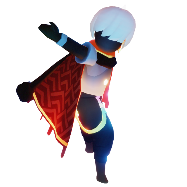 そっと覗く郵便屋ケープ × 虹かけるトラウザーズ