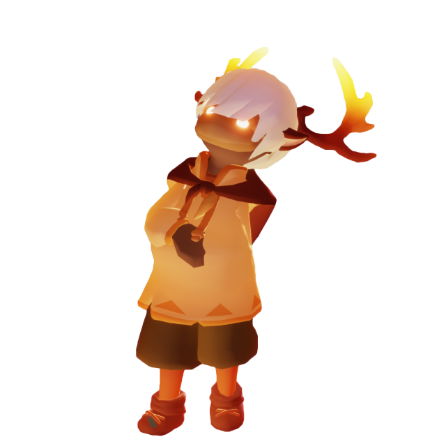 ぬき足の茶人ケープ × 懇願する幼子ズボン